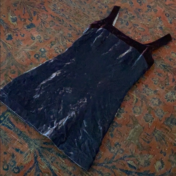 Vintage 90’s girl crushed velvet mini dress - Picture 14 of 16